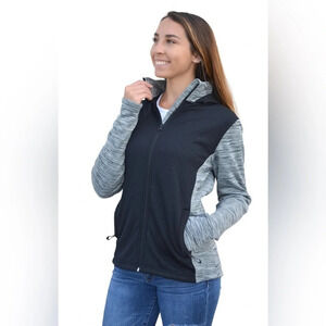 Women's Diamond 3D Fleece Hooded Jacket Size XL
